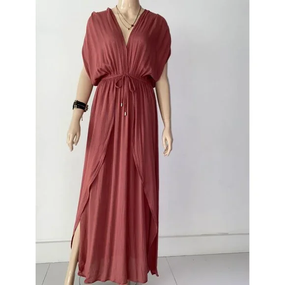 chinese dress ladies ELAN Women's Multi-Way Convertible Tie Halter Maxi Dress (White, Medium) at  Amazon Women's Clothing store